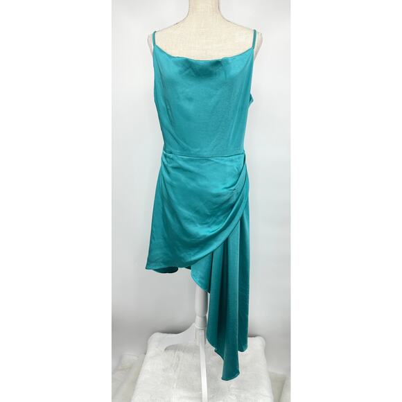 Elliatt Asymetrical Jacinda Dress Turquoise Large - Picture 3 of 11
